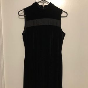 TOMMY HILFIGER SHORT VELVET DRESS